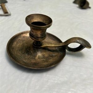 Vintage Brass Candle Holder